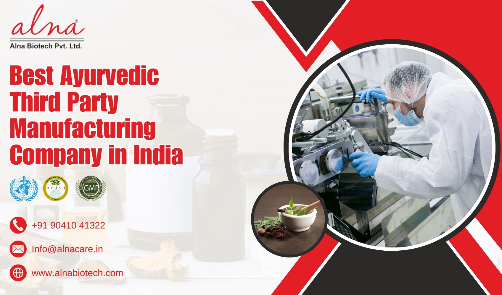 Alna biotech | Best Ayurvedic Third Party Manufacturing Company in India