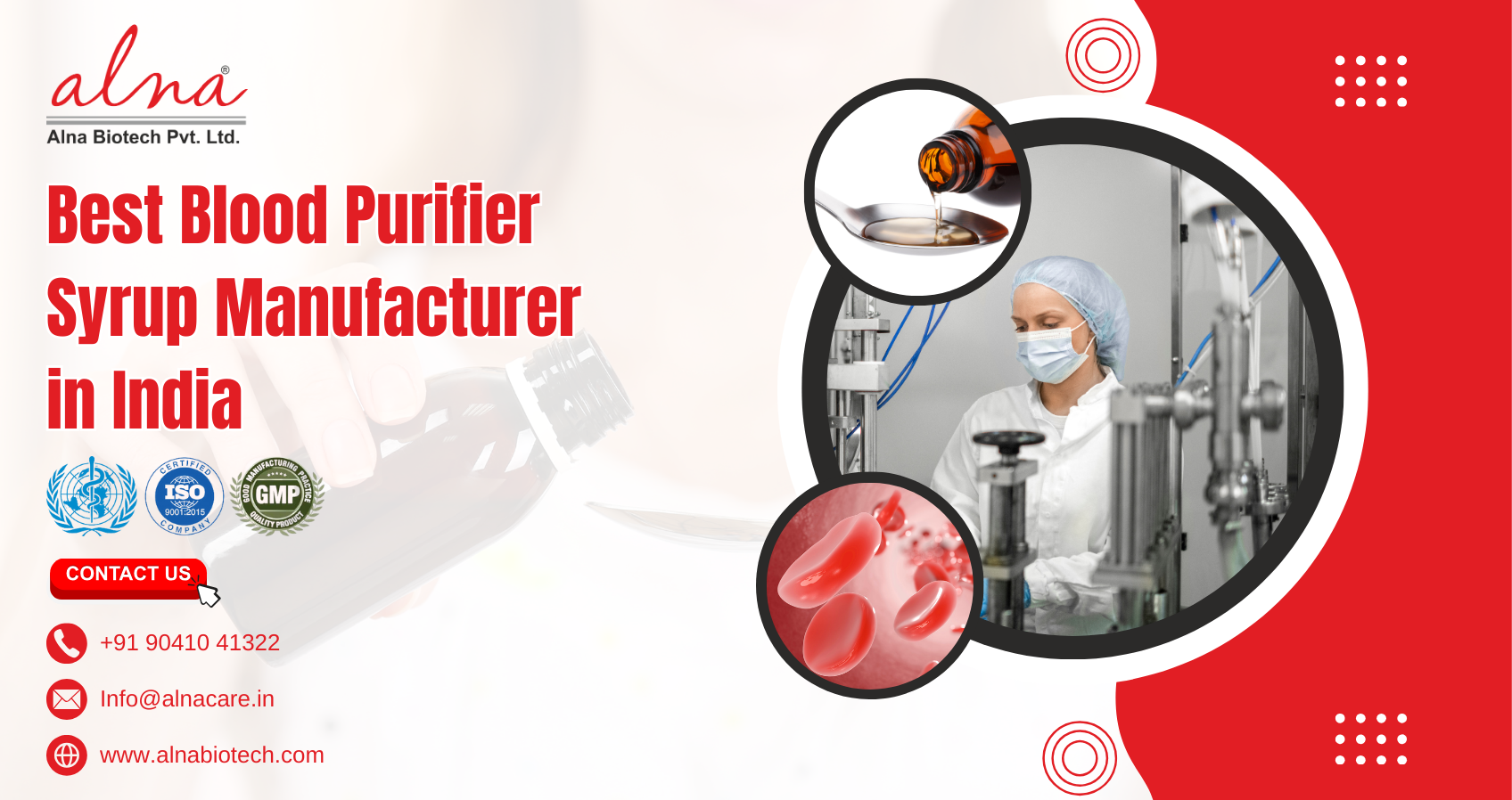 Alna biotech | Best Blood Purifier Syrup Manufacturer in India